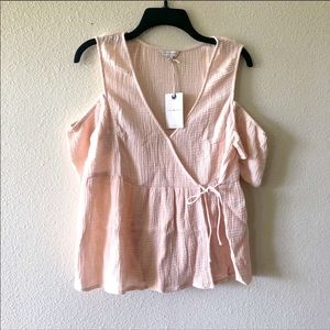 Lucky Brand Blush Pink Blouse